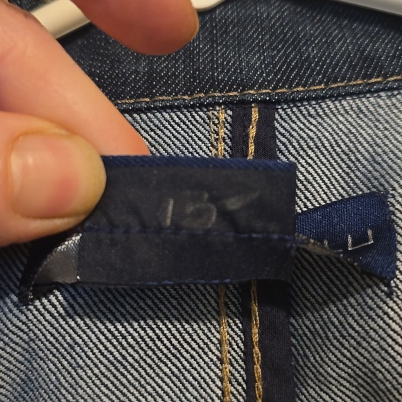 Bandolinoblu  Women's Jean Jacket Size  Small - Picture 5 of 9